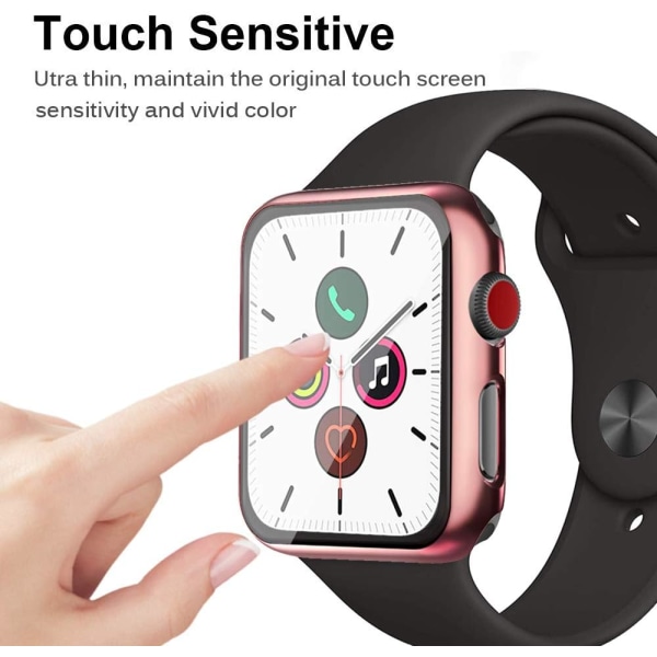 2 stycken kompatibla med Apple Watch Series 1/2/3 38mm fodral,