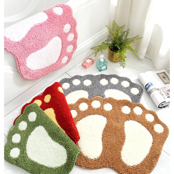 Bad Rugs Matter Vann Absorberende Sklisikker Matte Brukt i Bad,