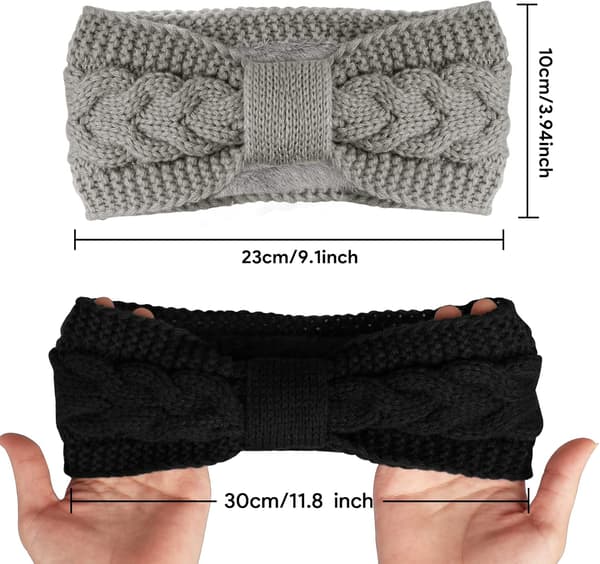 Vinterhuva för kvinnor, 2 stycken, med öron