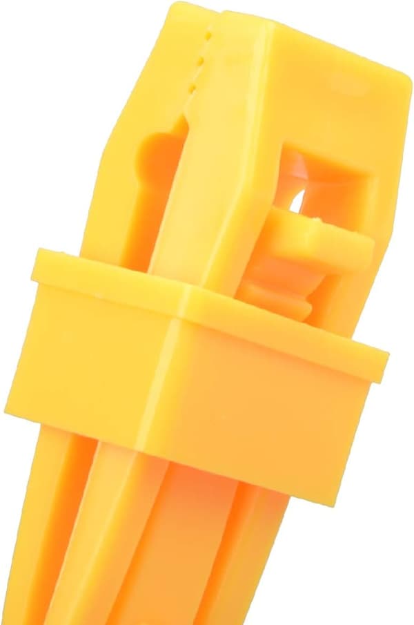 12-pack Tarpklämmor med Öglor, Plasttältklämmor för