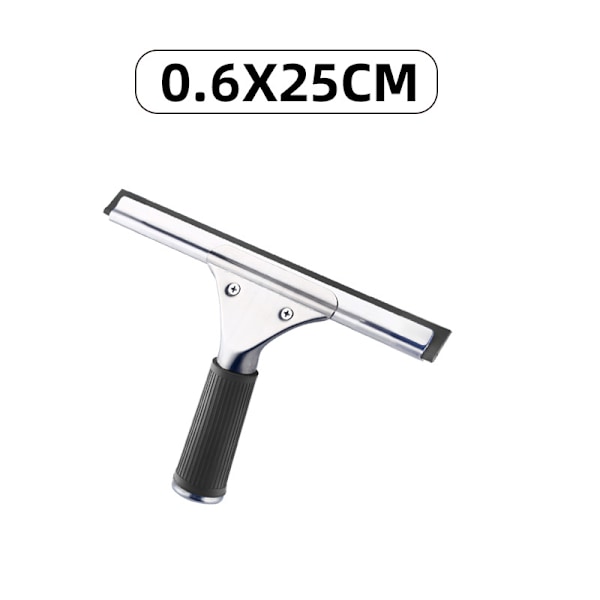 Ruostumattomasta teräksestä valmistettu ikkunanpesin 25 cm terällä