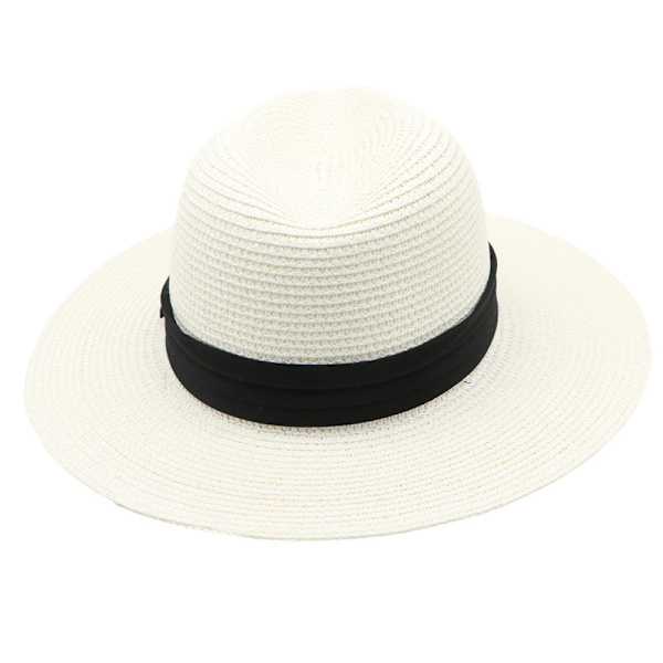 1 st Raffia Halmhatt Herrar Storbrättad Hatt Sommar Solhatt