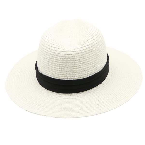 1 stk Raffia Halmhat Mænds Storbremmet Hat Sommer Solhat
