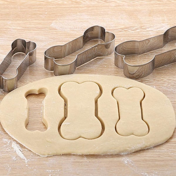 Kakeform i rustfritt stål, 5-delt sett, kakeform, DIY