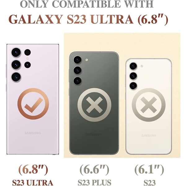 Etui til Galaxy S23 Ultra 5G 6,8 tommer, luksuriøs silikoneetui