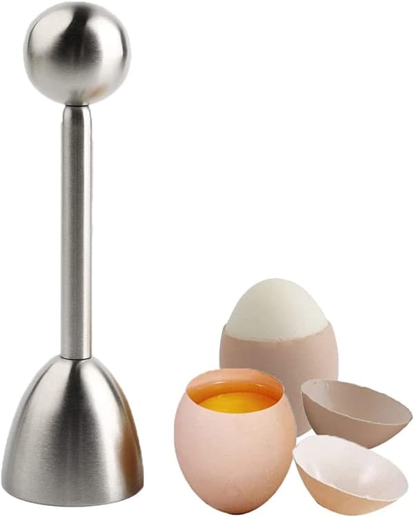 Egg-skallseparator, Egg Topper, Egg-skallkutter, Rustfritt