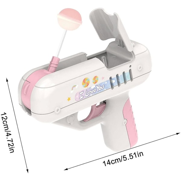 Sugrörförvaringsleksak, Kreativ Sugrörskjutarleksak, Roligt Godisleksak, Säker Abs Plastpistolleksak