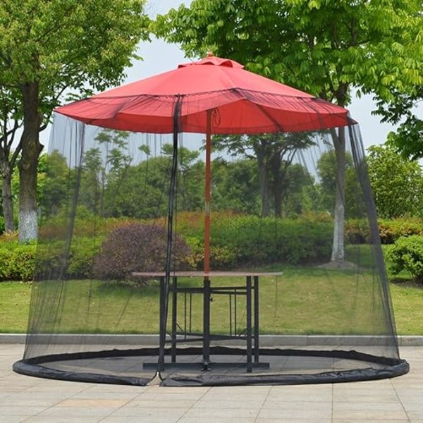 A Piece of Black Umbrella Mosquito Net, Gazebo Mosquito Net,