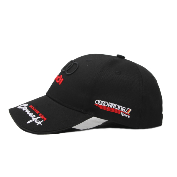 1 stk svart bil logo baseball caps Audi Audi brodert