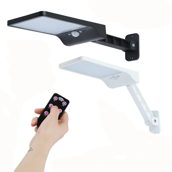 Solcellelampe 48 LED'er Solcelle Spotlight Udendørs Bevægelsessensor Sol
