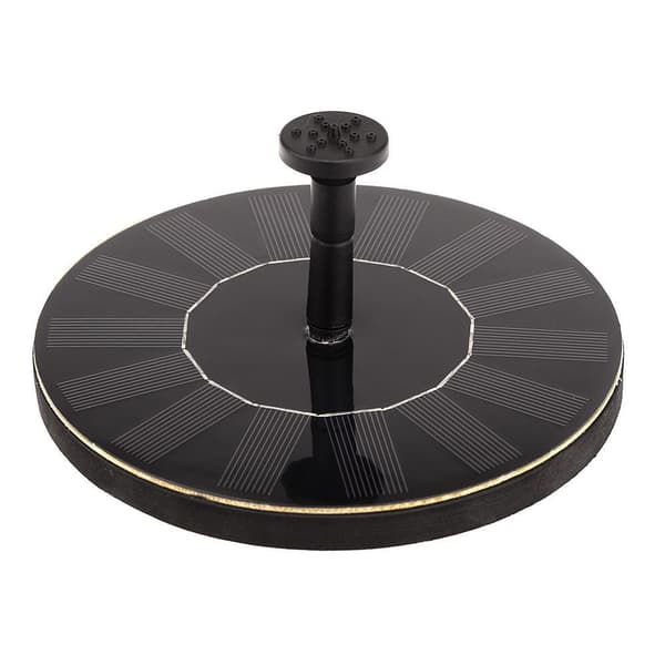 13cm rund solfontän, solpump för pool, utomhus