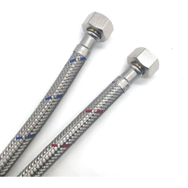 2 st Kopplingsslang G3/8 x M10 för Blandare
