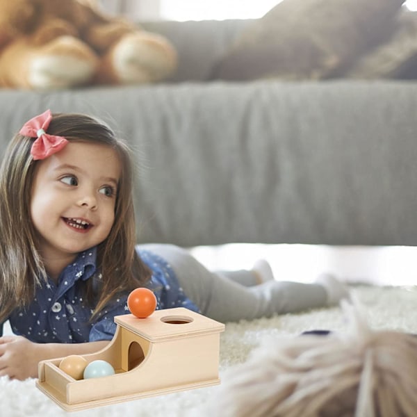 Montessori-esineiden pysyvyyslaatikko, Montessori-lelut 1-vuotiaille, Vauvan lelut 6-12 kuukauden ikäisille, Montessori-lelut, Vauvan lelu