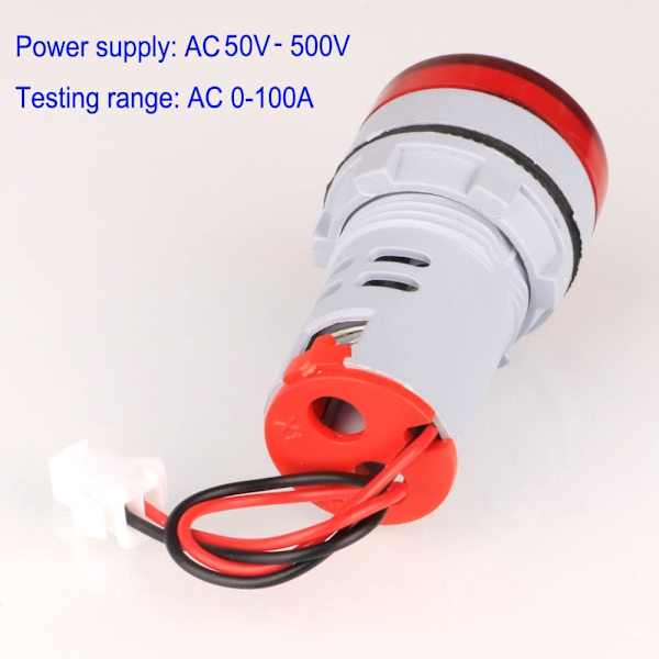 Mini LED Digital Amperemeter, AC 0-100A Digital Amperemeter Tester