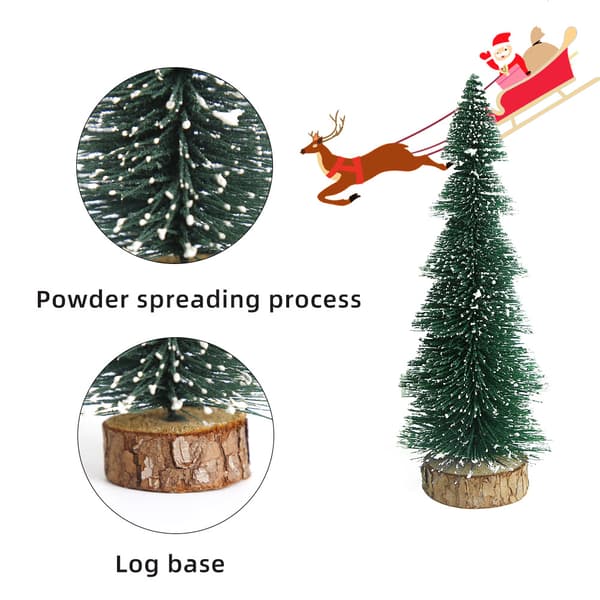 Sne-beklædt juletræ julepynt simulation