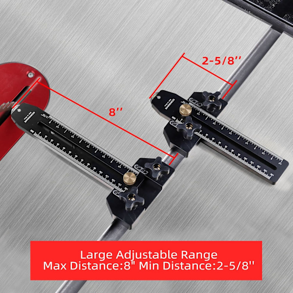 Tunn Rip Jig Bordsågsjigg Guide för 3/8\" x 3/4\" T-spår