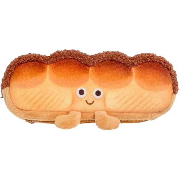 Emotional Bread Pencil Case (Smile), Funny Bread Pencil Boy Girl