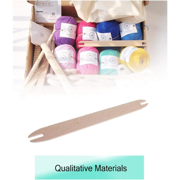 1 DIY vävverktyg, bokträ vävspolmaskin, stickning