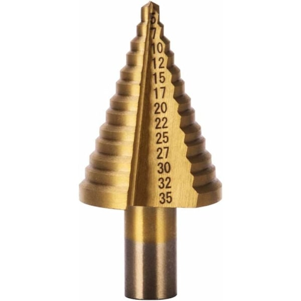 HSS Metal Step Drill Bit 5-35mm Professional Titanium Cone Drill