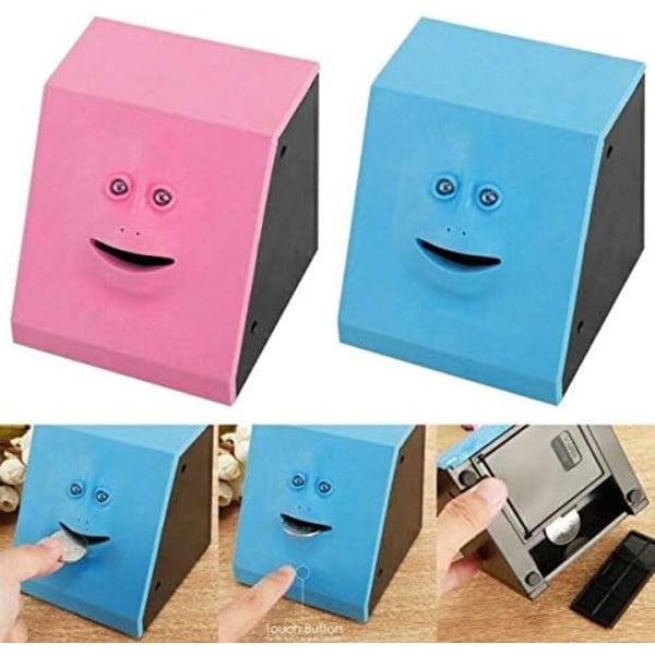 1pcs Piggy Bank Face Money Eating Box Piggy Bank Box Cat Saving