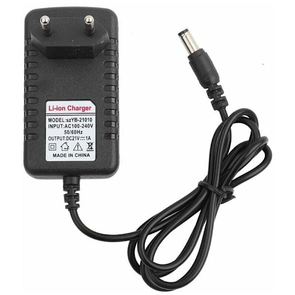 Litiumbatteriladeradapter, erstatningsstrømadapter 100-24