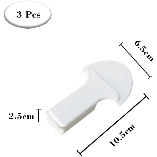 3 pieces(White)Toilet Cover Lifter Toilet Seat Handle Toilet