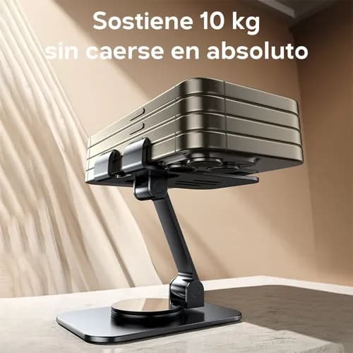 Justerbart Aluminium Telefon/Tablet/Konsol Stativ, lilla