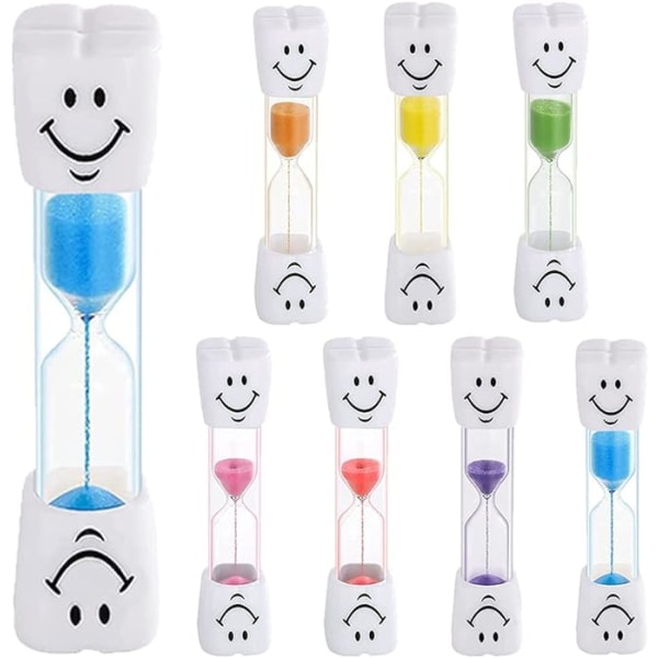 8-piece children's hourglass, kitchen timer, hourglass timer,