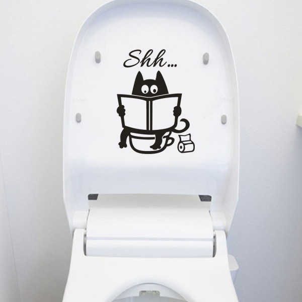 Vægklister til Soveværelse, Stue, Gourmet-Citater, Toilet, Kat
