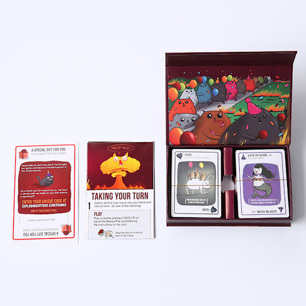 Music Cat EXPLODING KITTENS Samlekort Brettspill Kort Voksen