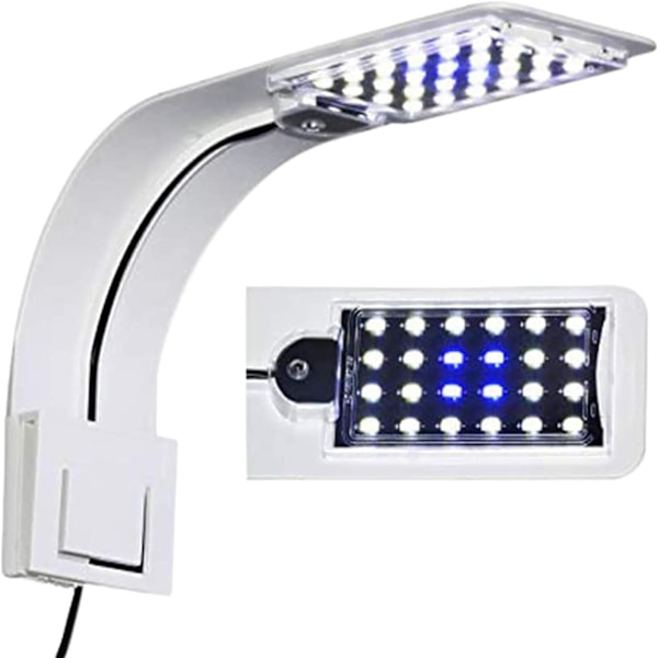 10W Super Slim Akvarium Fiske Tank 5730 LED Lys Klips-på Lampe Aqu