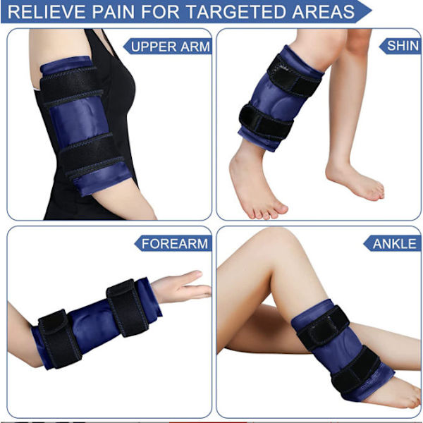 Cold pack knee wrap deals