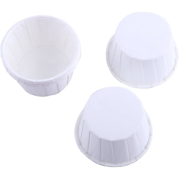 100 stk Papirkake Cupcake Liner Case Wrapper Muffin Bakekopp