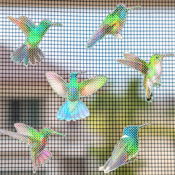 Anti-fågel fönster klistermärke med anti-fågel varning klistermärke till