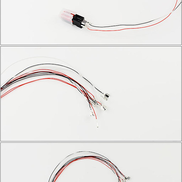 3/4 stk patron phono kabel ledninger header ledninger til pladespiller phono headshell（3