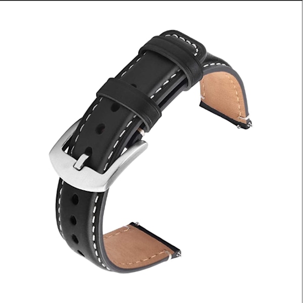 Yhteensopiva Huawei-, Samsung-, Amazfit-kellojen kanssa, 18 mm, 20 mm, 22 mm nahka