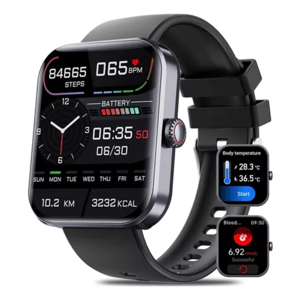 Smartwatch F57l - Glukose- og Blodtryksmåler