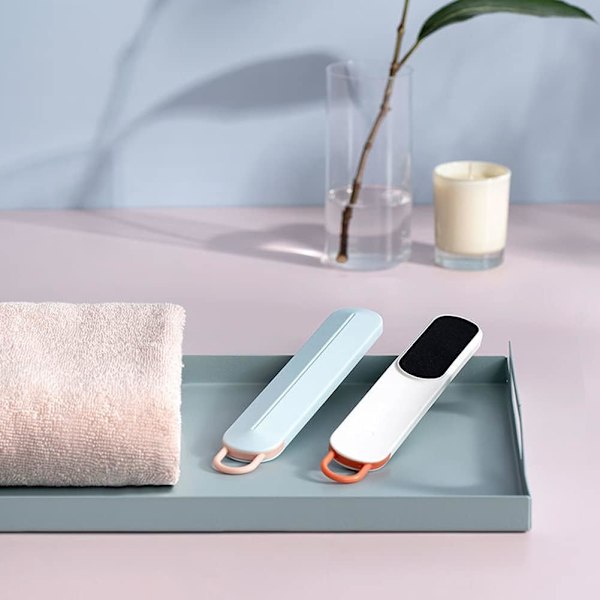 2 stk (Rosa + Blå) Skrubbebørste for å fjerne død hud - Fot