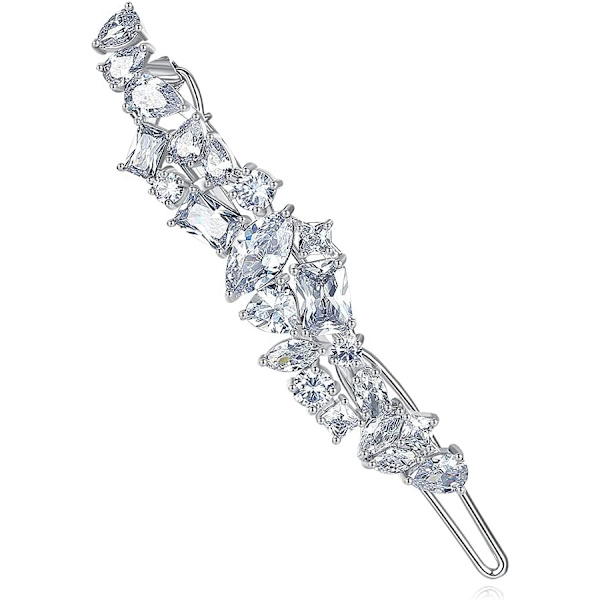 Hårklipp for kvinner, bryllupshårtilbehør, diamant hårklipp