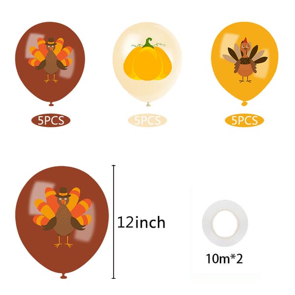 Thanksgiving Cake Toppers Temafest Flaggor Banner