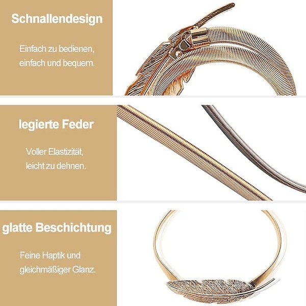 2 st gardinbindningar, magnetiska gardinbindningar, gardinbindningar fönsterlegering gardinklämmor för gardiner (guldblad)