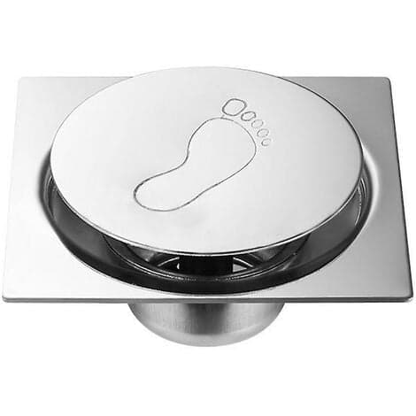 Pop Up Gulvavløp Deodorant Stål Badekar Avløpsfilter Stopper，（10cm10cm）