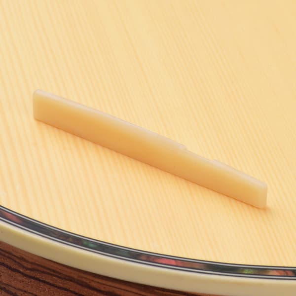 Gitarr Sadel och Sadelben i Äkta Benmaterial 2st för 6 Strängar Akustisk Gitarr beige