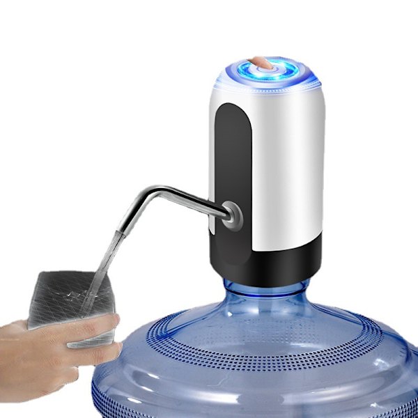 Vattenpump för vattenflaska, USB-laddning Automatisk dricka