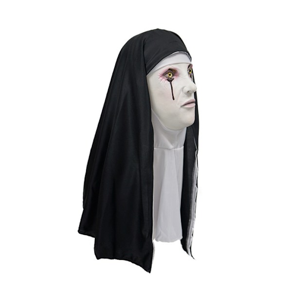 1 Halloween Maske, Gyser Latex Nonne Maske, Halloween Party Gyser