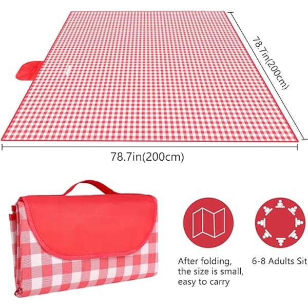 Picnic blanket 200*200cm, foldable picnic blanket mat,