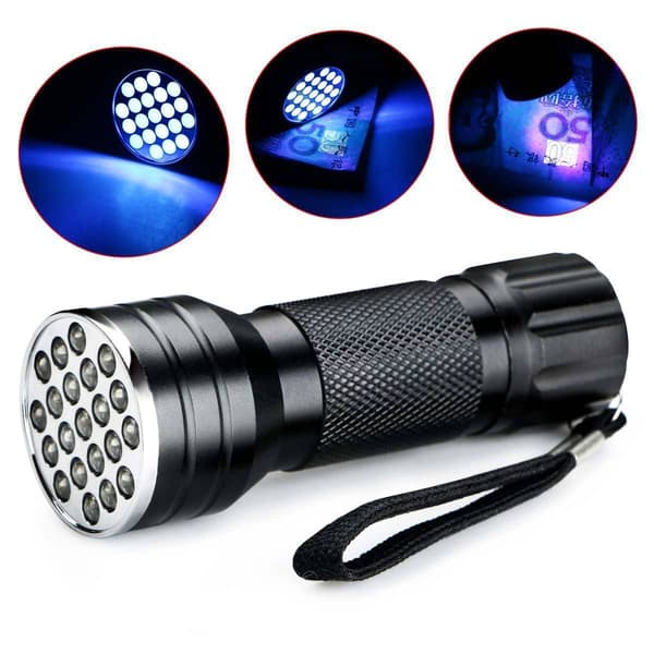 UV Sort Lys LED Lommelygte - UV Sort Lys Lommelygte -