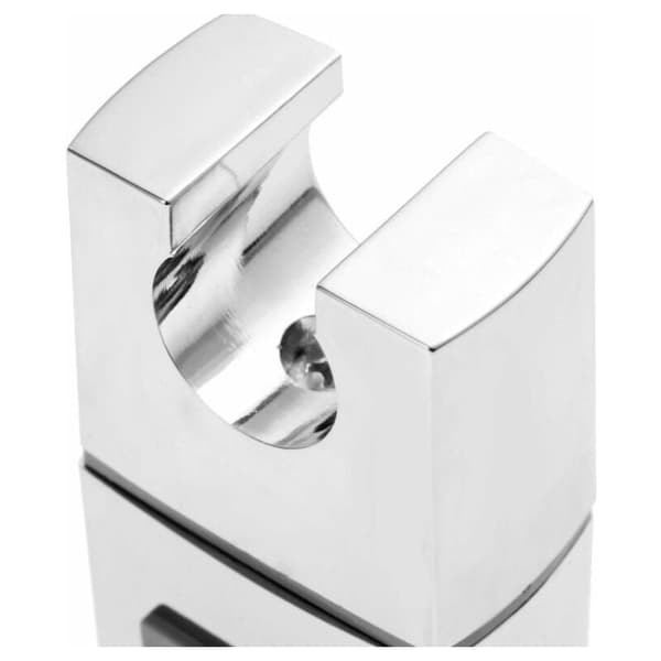 Dusjhodeholder for skinne - 18 x 30 mm - rektangulær, firkantet