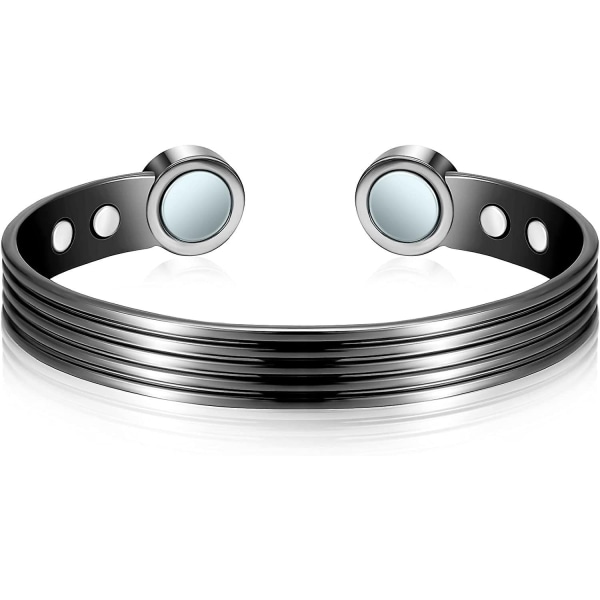 Kobber Magnetiske Armbånd For Kvinner Menn Stripete Stil Kobber