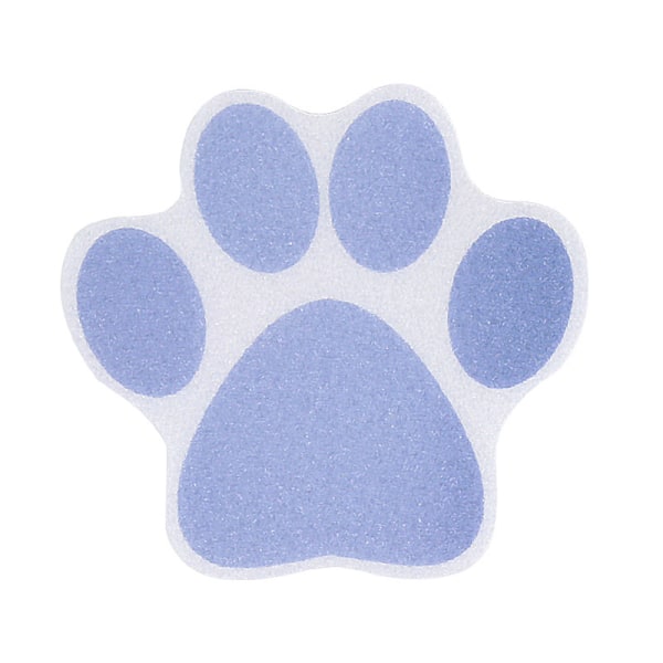 20 st Halkskyddande Badkarsdekaler Självhäftande Paw Print Halkskydd